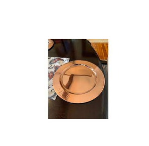 Assiette de chargeur en cuivre assiettes de chargeur sûres et personnalisées pour le mariage ensemble d'assiettes de vaisselle en gros à vendre produit - Product Image 5