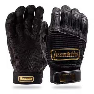 Gants de frappe de baseball en cuir de qualité supérieure, usage professionnel, fermeture à boucle et crochet, couleurs et logos personnalisables, unisexe - Product Image 2