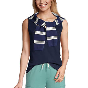 Camiseta Deportiva para Mujer, Tejido Elástico Transpirable, Sin Mangas, Ajuste Cómodo, Ropa Deportiva Informal, Fábrica DE BANGLADESH - Product Image 6