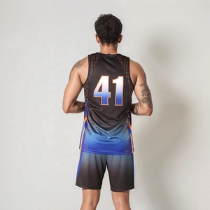 Ensembles d'uniformes de basketball professionnels respirants, grande taille, personnalisés, avec impression par sublimation intégrale pour la vente en gros - Product Image 6