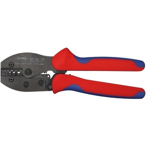 PreciForce <b>Wire</b> End <b>Crimping</b> <b>Tool</b> 220mm 0.25-6 Mm (AWG 23-10) Burnished Multi-Component Grips by KNIPEX - Product Image 1