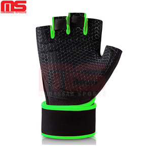 Venta al por mayor de guantes de fitness personalizados de cuero transpirable cómodo antideslizante guantes de gimnasio para hombres y mujeres entrenamiento duradero - Product Image 3