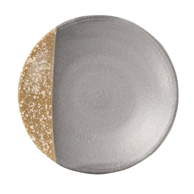 Mg-2ka mingei 26ซม. จานสีน้ำตาล