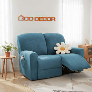 Premium Set 321 <b>Recliners</b> <b>Chair</b> <b>Covers</b> Couch <b>Covers</b> Thickened Knitted Sofa <b>Cover</b> Set From Vietnam Manufacturer <b>For</b> Home Decor - Product Image 5