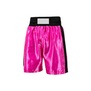 Shorts de boxe pour hommes de style nouveau, shorts de boxe de couleur unie à vendre, shorts de boxe fabriqués au Pakistan - Product Image 3