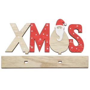 Décorations de Noël personnalisées en bois Rock Island, gadgets uniques pour la décoration festive de la maison - Product Image 2