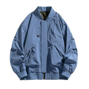 Hombres bolsillo suelto moda marca abrigo 7XL chaqueta bomber 5XL 6XL ropa de trabajo chaquetas primavera otoño chaqueta de talla grande - Product Image 5