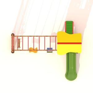 Columpio Triple de Madera para Niños, Modelo SG04, para Guardería, Jardín de Infancia, Casa de Juegos, Madera, Metal y Plástico Resistentes - Product Image 3