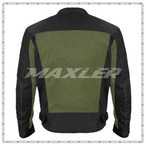 Vêtements de sport imperméables légers pour hommes Veste de moto approuvée CE Textile respirant Veste courte grande taille toutes saisons - Product Image 3