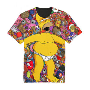 Camiseta de Punto Sublimada Premium para Hombre, Personalizada con Impresión, Manga Corta, Estilo Urbano, Secado Rápido, Transpirable, Proveedor OEM ODM - Product Image 2