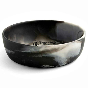 Bol en résine aux tons terreux par Tradebyd pour les maisons boho pièce de décoration d'art unique pour les espaces intérieurs soul - Product Image 3