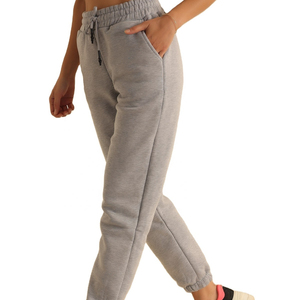 Pantalones de chándal de mujer transpirables con logotipo personalizado al por mayor, pantalones de salón con bolsillos para entrenamiento de yoga, pantalones de chándal para mujer - Product Image 1