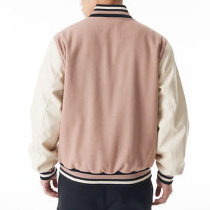 Veste de sport active, veste universitaire en laine pour hommes, veste universitaire personnalisée avec manches en cuir, veste universitaire pas chère - Product Image 6