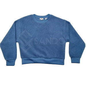 Sudaderas de Forro Polar Sherpa para Mujer, Tallas Grandes, Invierno, Transpirables, Duraderas, Anti-Pilling, 100% Algodón, Contraste de Color - Product Image 1