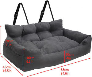 Asiento Elevador para Perros, Cama para Perros, Asiento Elevador Portátil para Perros, Sofá para Mascotas, Transportín para Perros Pequeños, Cachorros, Gatos y Gatitos para Viajes - Product Image 4