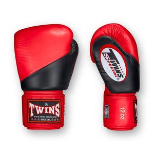 ถุงมือชกมวยคู่แฝดคุณภาพสูง หนังแท้ ยืดหยุ่น กันน้ำ ปิดด้วยแถบตีนตุ๊กแก น้ำหนักเบา อุปกรณ์ต่อสู้ - Product Image 4