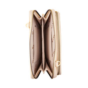 Bolso beige con doble cremallera de piel de cocodrilo - Accesorio de ropa - Product Image 4