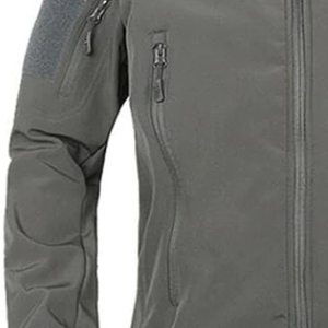 Veste Softshell d'hiver en polyester imperméable coupe-vent, uniforme de travail extérieur avec logo personnalisé - Product Image 5