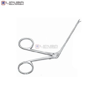 Pinces micro-auriculaires Greven courbées vers le bas de 5 mm, instrument chirurgical de précision pour les procédures d'oto-rhino-laryngologie, instruments médicaux - Product Image 3