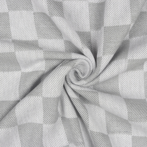 HOT SALE of HOME TEXTILE PRODUCTS of <b>TABLE</b> CLOTH GREY COLOR <b>CHECKED</b> CUSTOMIZED SIZE AVAILABLE MADE in INDIA - Product Image 4