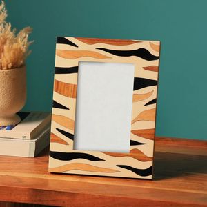 Modern Rustic <b>Wood</b> Resin Customizable for <b>Photo</b> Frame Balances Tradition Contemporary Interior Style Elegant Home Decor - Product Image 6