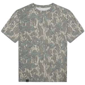 Camisas de Pesca Personalizadas, Resistentes al Encogimiento, Transpirables, Cómodas, de Material Elástico, Camuflaje Deslavado, Estilo Vintage, Manga Corta, para Caza - Product Image 1