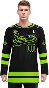Jersey de Hockey de Alto Rendimiento, Tela Ligera y Duradera, Jersey de Hockey sobre Hielo Personalizado para Clubes y Ligas, Cualquier Talla - Product Image 5