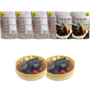 Sopa de cinco especias de pollo negro de cocción lenta OEM, comida lista nutritiva y saludable, fresca, 350g, estilo seco, Vietnam - Product Image 3