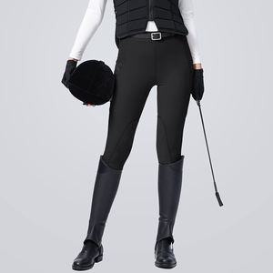 Mallas de montar a caballo de alta calidad personalizadas, pantalones de montar para mujer, pantalones de compresión ecuestres de cintura alta, Pantalones - Product Image 6