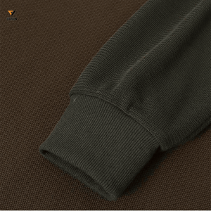 Sudadera de cuello redondo hecha a medida OEM para hombre 100% algodón de alta calidad liso teñido 3D bordado Logo invierno logotipo personalizado - Product Image 4