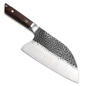 Couteau de boucher forgé à la main en acier à haute teneur en carbone, hachoir, couteau de cuisine extérieur, couteau de chef, hachoir serbe, vente chaude - Product Image 6
