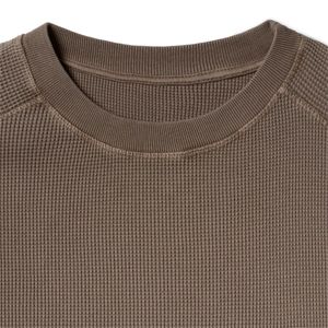 Camiseta corta de manga larga de gran tamaño hecha a medida para mujer Camiseta cómoda con cuello redondo para mujer para el verano - Product Image 4