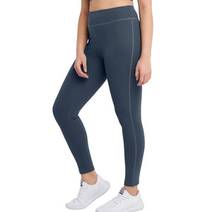 Venta al por mayor señoras cintura alta Control de barriga pantalones de entrenamiento 4 Way Stretch Buttery Soft Nylon Yoga Leggings Butt Lift XL Sport - Product Image 3
