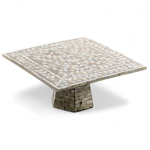 Base para Pastel de Nácar, Concha Natural Hecha a Mano para Decoración de Mesa de Postres, Fabricante de Vietnam - Product Image 4