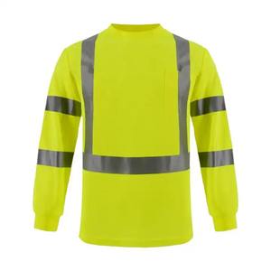 Camisetas de Seguridad Reflectantes de Alta Calidad, Más Vendidas, de Manga Larga con Tela Transpirable y Bolsillo, Venta al por Mayor de Fábrica - Product Image 4