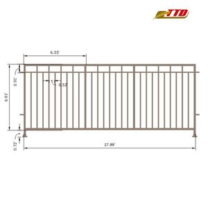 Clôtures en fer forgé solides et élégantes pour la confidentialité Solution extérieure parfaite pour la sécurité et l'esthétique - Product Image 5