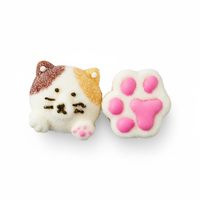 Premium multi-kleurige cartoonvormige drijvende katjes & puppy's fruitige marshmallow |   30g Mug Topper Snoepjes in Displaydoos