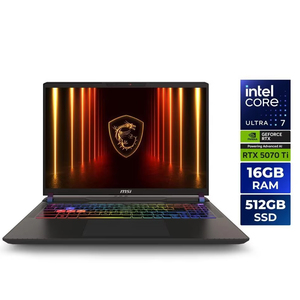 คอมพิวเตอร์แล็ปท็อปสำหรับเล่นเกม msii vector 16 HX Ai A2XWHG-061US 16 "-Cosmo GRAY - Product Image 1