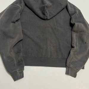 Venta al por mayor de gran tamaño cremallera lavado ácido logotipo personalizado sudaderas con capucha para hombres diseño sólido fabricante personalizado lavado ácido hombres sudaderas con capucha 2025 - Product Image 6
