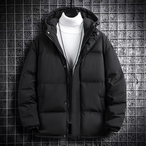 Men's Best Quality <b>Waterproof</b> and Windproof Winter Puffer Jacket <b>Coat</b> Quilted <b>Padded</b> Customized Logo Printing - Product Image 4