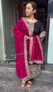 Ropa de fiesta pakistaní de verano para mujer Salwar Kameez colección india y pakistaní de secado rápido - Product Image 4