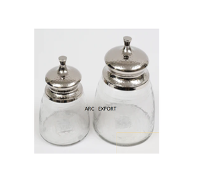 Boîtes décoratives en métal antique, boîtes de luxe en métal, boîtes décoratives avec couvercle en forme de fleur, bocaux de rangement avec couvercle rond - Product Image 3