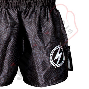 Short de sport Muay Thai en polyester de haute qualité Short personnalisé d'arts martiaux de boxe Simple Weight Sublimation Printed Shorts - Product Image 6