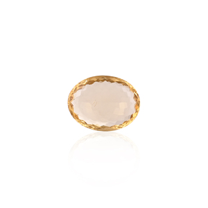 Cuarzo limón natural 28x21mm corte normal ovalado 35.30Cts 1 pieza de piedras preciosas sueltas para la fabricación de joyas - Product Image 2