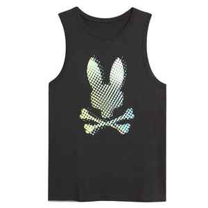 Camiseta sin Mangas de Alta Calidad para Hombre, Transpirable y Cómoda, de Poliéster/Algodón con Técnica de Lavado, Ideal para Correr, a Bajo Precio - Product Image 1