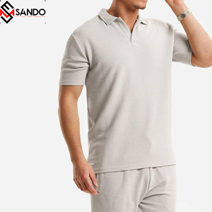 Conçu sur mesure à manches courtes hommes ensemble de vêtements de sport grande taille deux pièces coton respirant imprimé Shorts pour l'automne High Street - Product Image 6