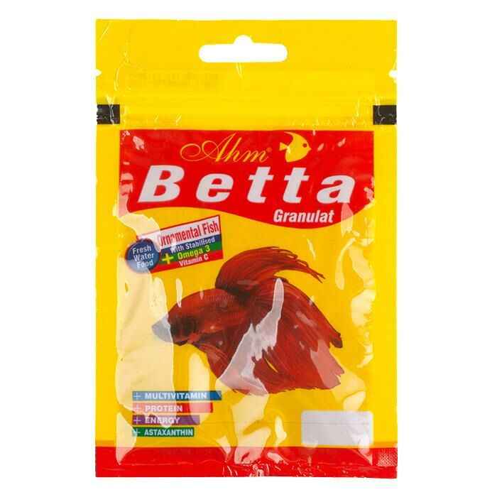 Ahm Betta Granulat Envelope Fish Food 15 Gr X 15 Pieces