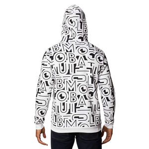 2025 Sudadera con capucha de algodón 100% con estampado de transferencia de calor de gran tamaño para hombres, Impresión de logotipo personalizado, ropa de invierno transpirable ecológica - Product Image 6