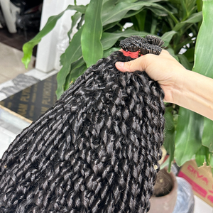 Livraison Gratuite Vente en Gros Fournisseur de Cheveux Humains Bruts Non Transformés Brésiliens Indiens Crépus Bouclés Kératine I Tip Pré-collé Extension - Product Image 3