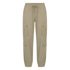 Pantalones de Trabajo Casuales de Negocios para Mujer, Cierre con Cordón, Transpirables, de Secado Rápido, de Lona Lisa, 100% Algodón, Cintura Media, Corte Recto - Product Image 1